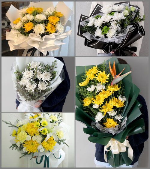 安徽阜阳市临泉县谢集乡前周村白事花束代送
